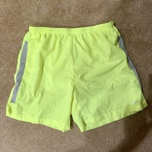 Nike Neon Drawstring Shorts